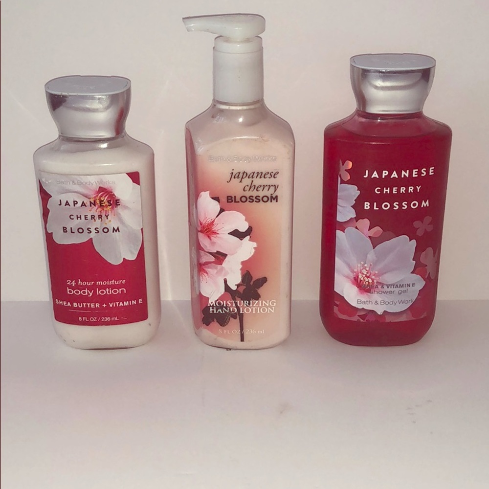 NEW Bath & Body Works Japanese Cherry Blossom Set